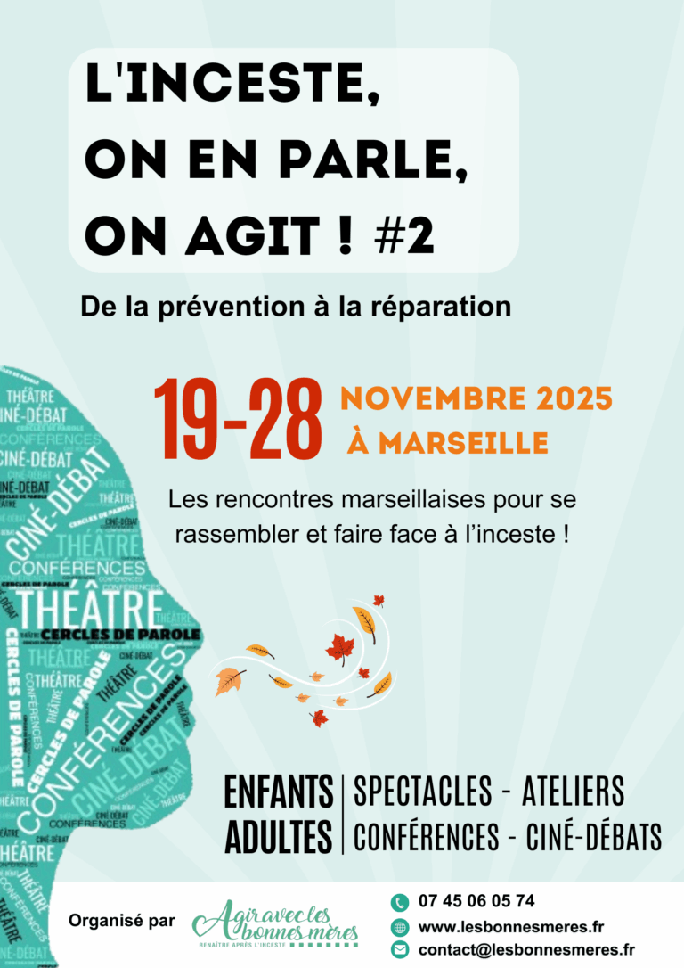 Affiche l'inceste on en parle on agit !