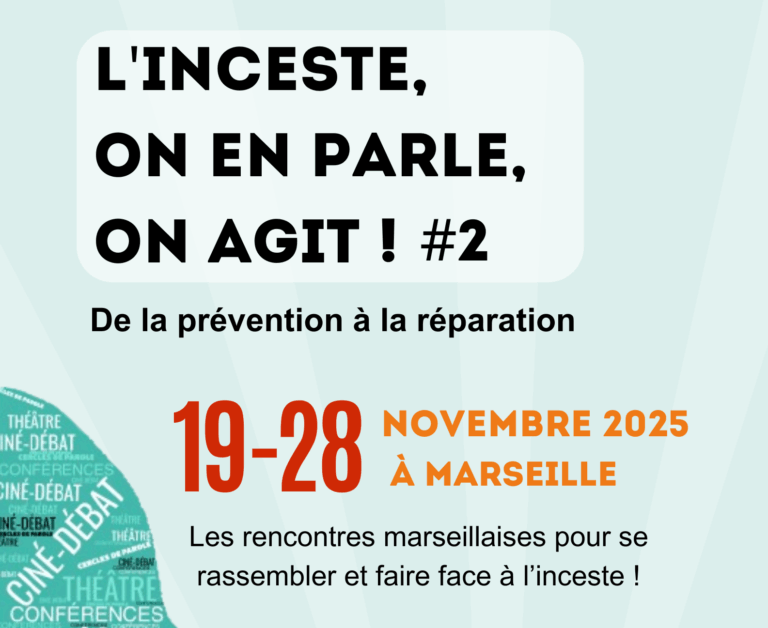Affiche l'inceste on en parle on agit !