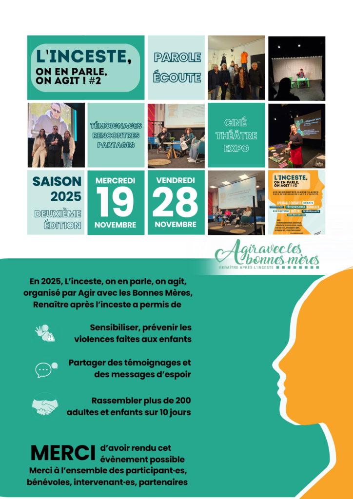 Affiches rencontres contre l'inceste 2025