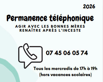 Permanences téléphoniques des Bonnes Mères