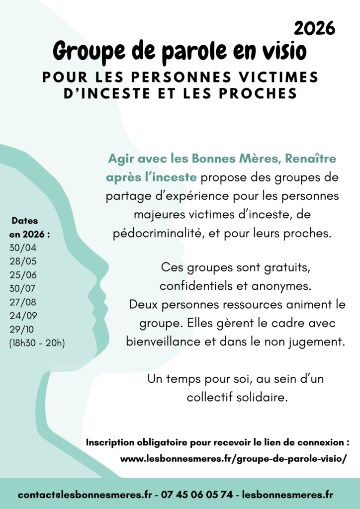 Flyer Groupe de parole en visio